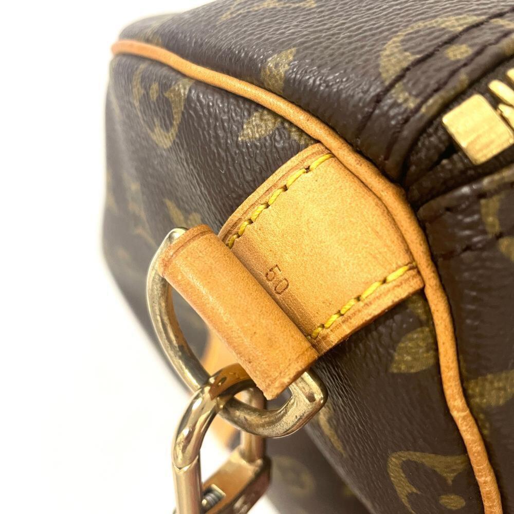 LOUIS VUITTON Brown Monogram Leather Keepall 50 Boston Bag - Picture 5 of 8